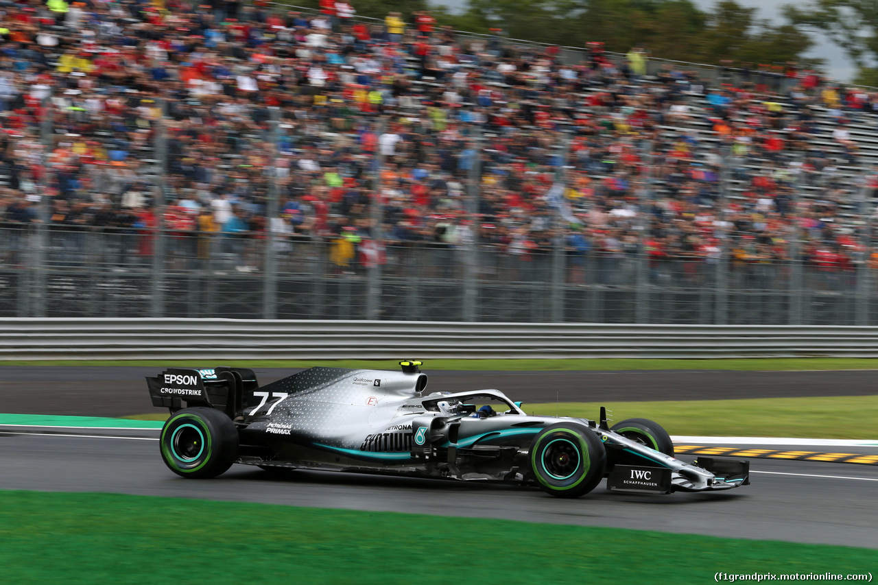 GP ITALIA, 06.09.2019 - Prove Libere 1, Valtteri Bottas (FIN) Mercedes AMG F1 W010