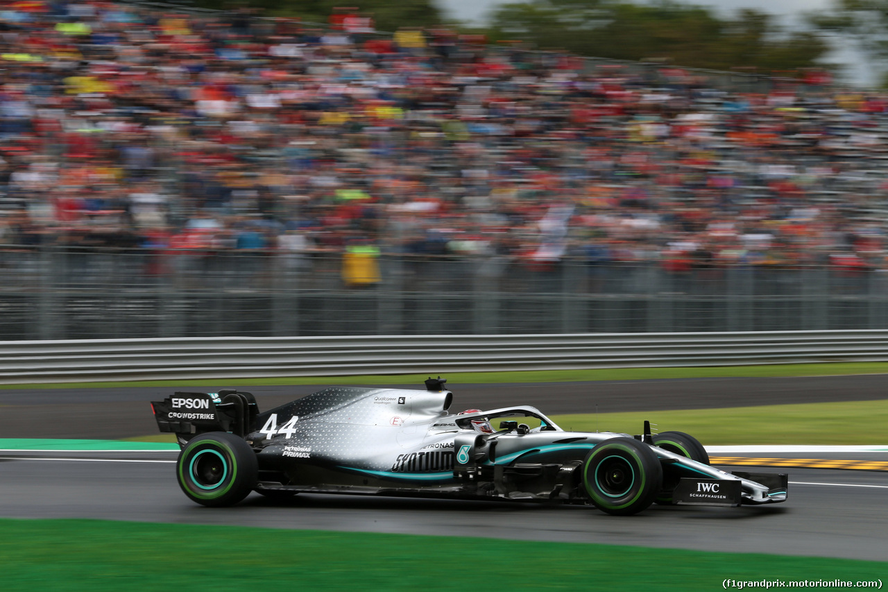 GP ITALIA, 06.09.2019 - Prove Libere 1, Lewis Hamilton (GBR) Mercedes AMG F1 W10