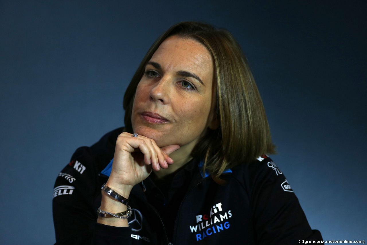GP ITALIA, 06.09.2019 - Conferenza Stampa, Claire Williams (GBR) Williams Deputy Team Principal.