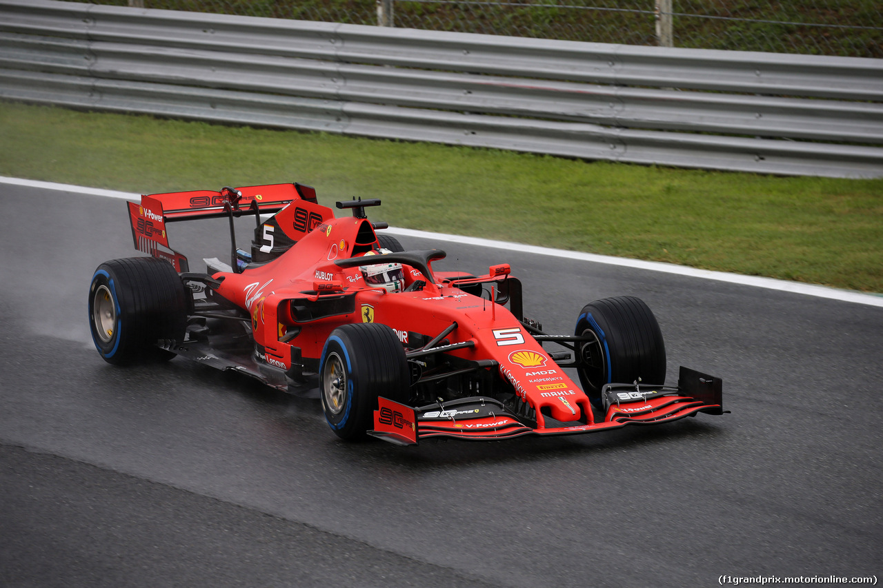 GP ITALIA, 06.09.2019 - Prove Libere 1, Sebastian Vettel (GER) Ferrari SF90