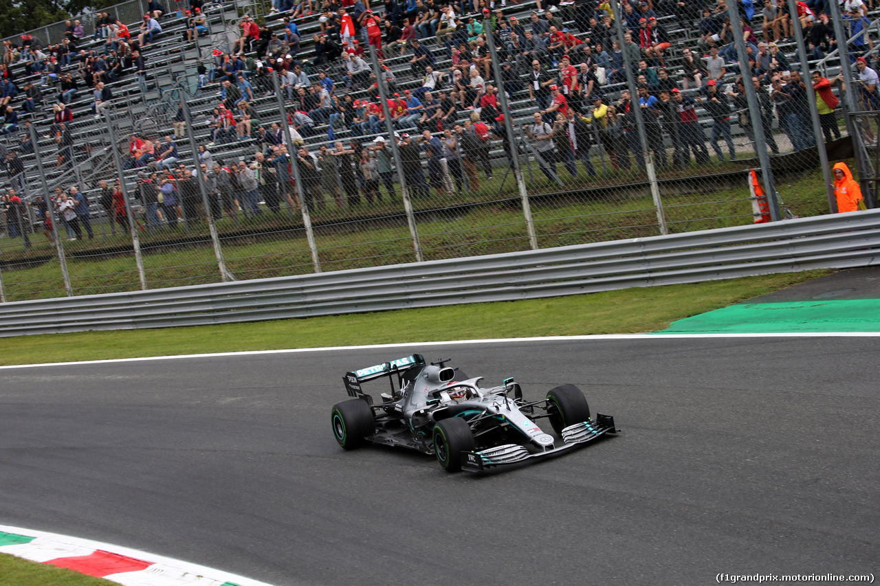 GP ITALIA, 06.09.2019 - Prove Libere 1, Lewis Hamilton (GBR) Mercedes AMG F1 W10