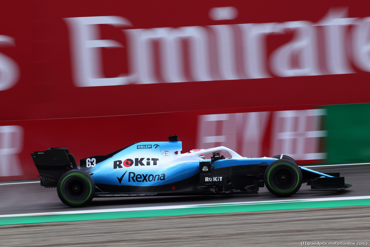 GP ITALIA, 06.09.2019 - Prove Libere 1, George Russell (GBR) Williams Racing FW42