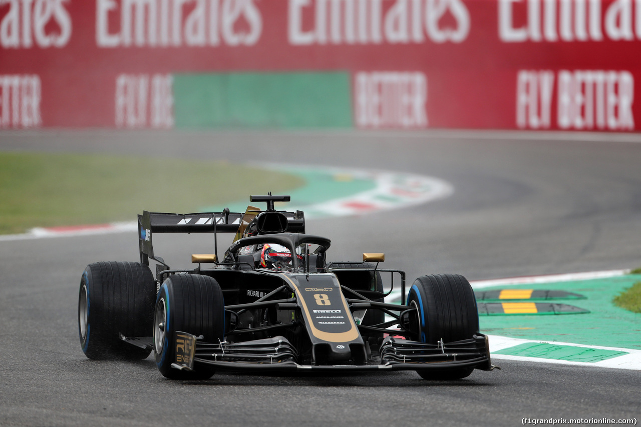 GP ITALIA, 06.09.2019 - Prove Libere 1, Romain Grosjean (FRA) Haas F1 Team VF-19