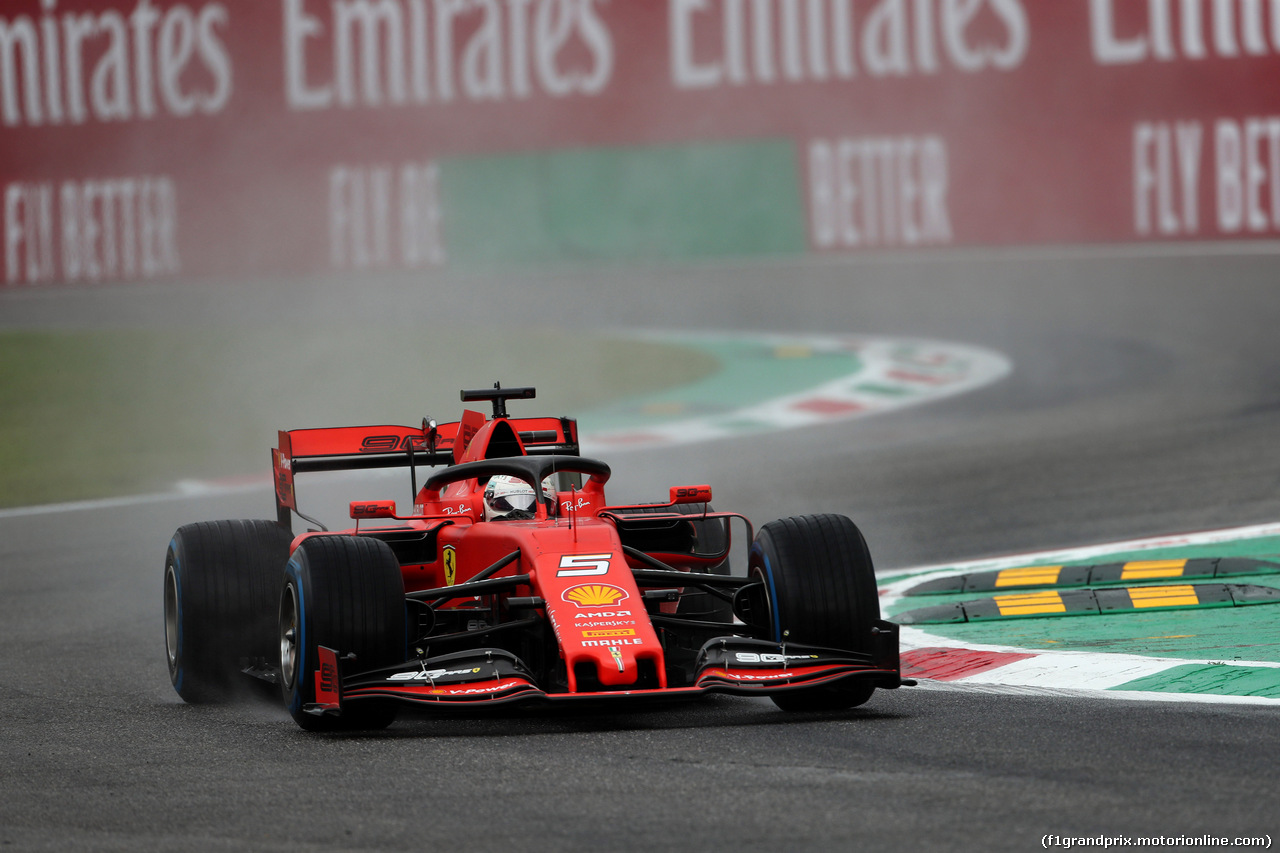 GP ITALIA, 06.09.2019 - Prove Libere 1, Sebastian Vettel (GER) Ferrari SF90
