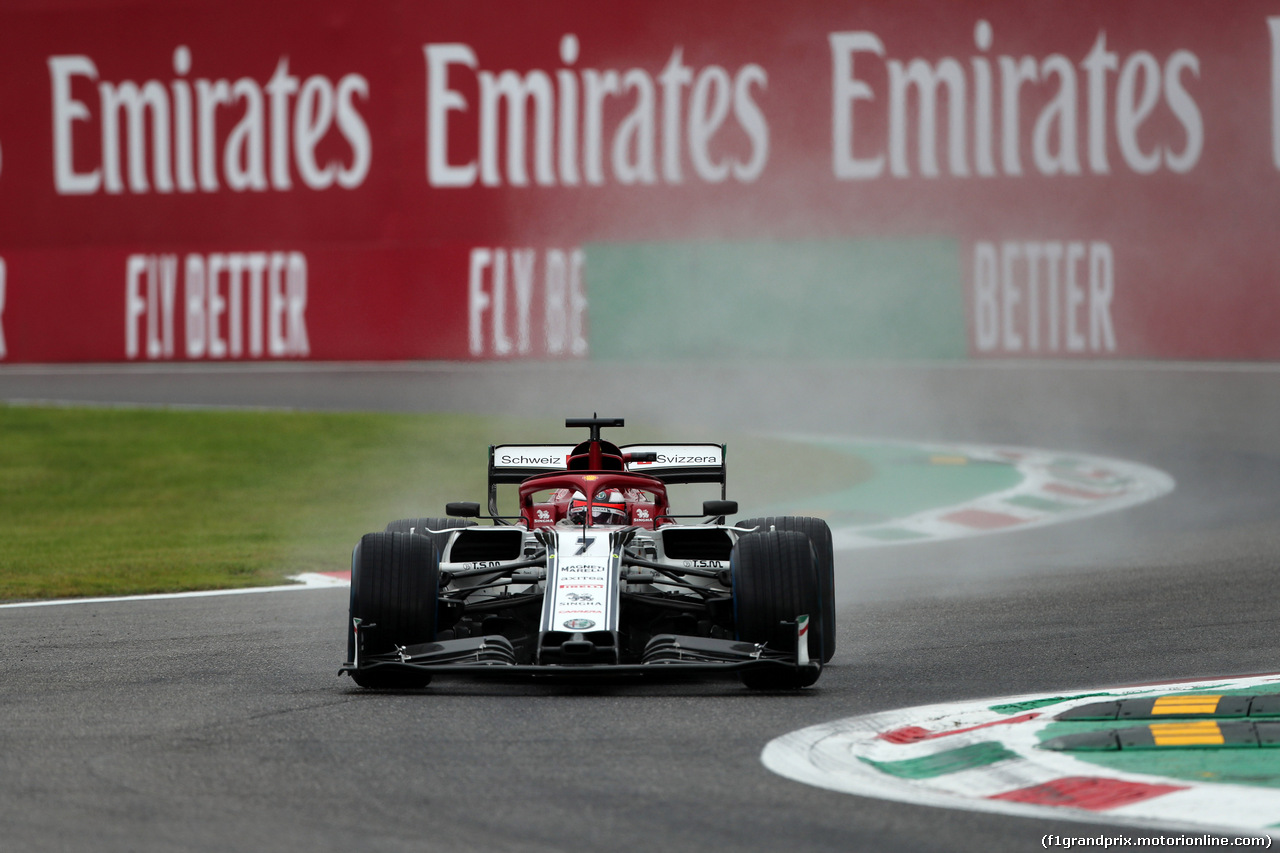 GP ITALIA, 06.09.2019 - Prove Libere 1, Kimi Raikkonen (FIN) Alfa Romeo Racing C38