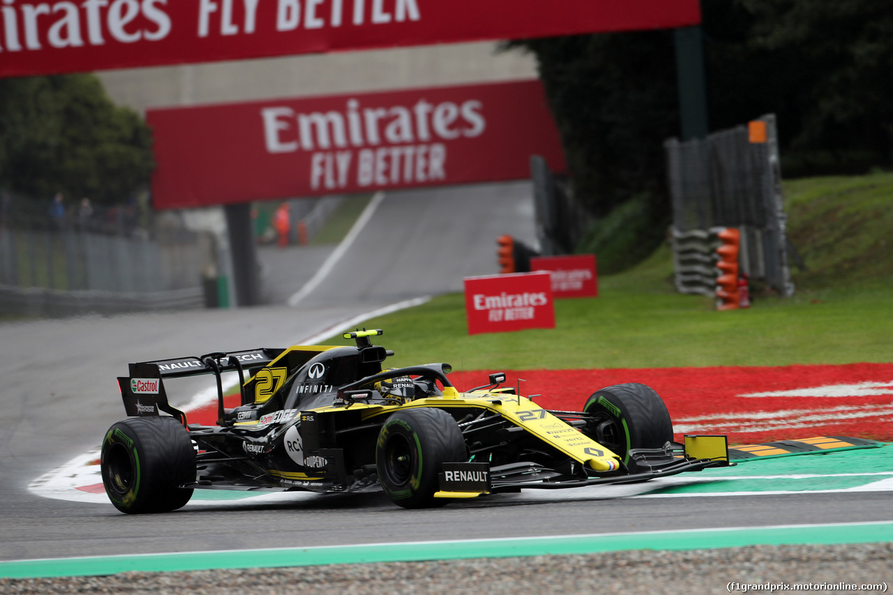 GP ITALIA, 06.09.2019 - Prove Libere 1, Nico Hulkenberg (GER) Renault Sport F1 Team RS19