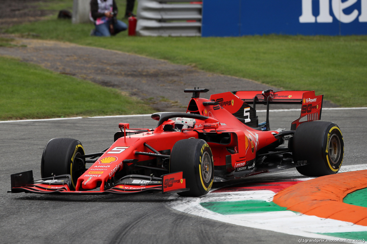 GP ITALIA, 06.09.2019 - Prove Libere 2, Sebastian Vettel (GER) Ferrari SF90