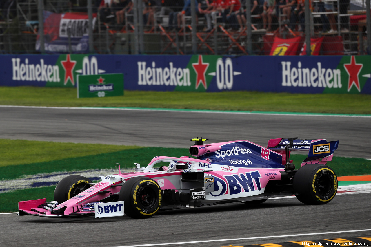 GP ITALIA, 06.09.2019 - Prove Libere 2, Lance Stroll (CDN) Racing Point F1 Team RP19
