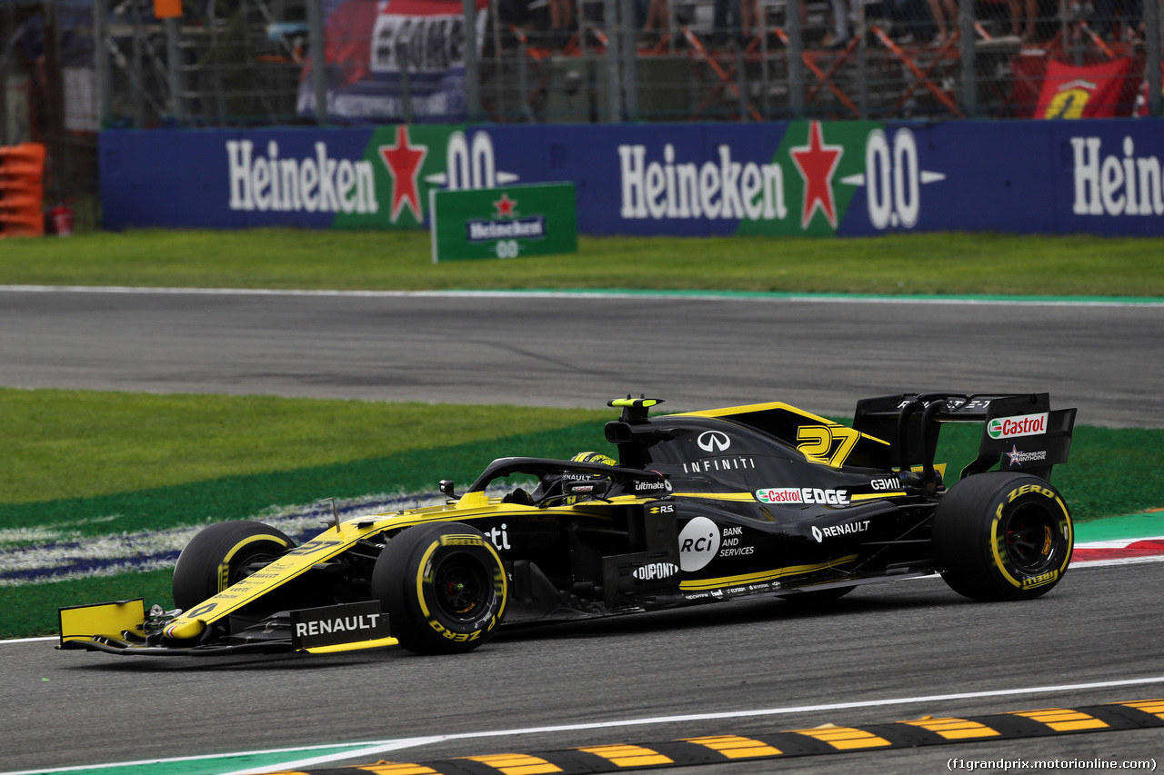 GP ITALIA, 06.09.2019 - Prove Libere 2, Nico Hulkenberg (GER) Renault Sport F1 Team RS19