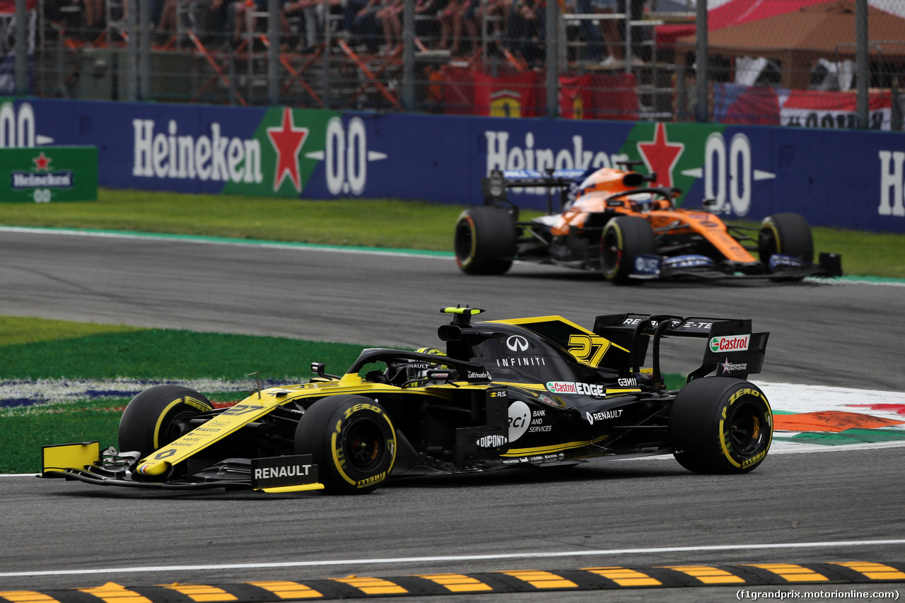 GP ITALIA, 06.09.2019 - Prove Libere 2, Nico Hulkenberg (GER) Renault Sport F1 Team RS19