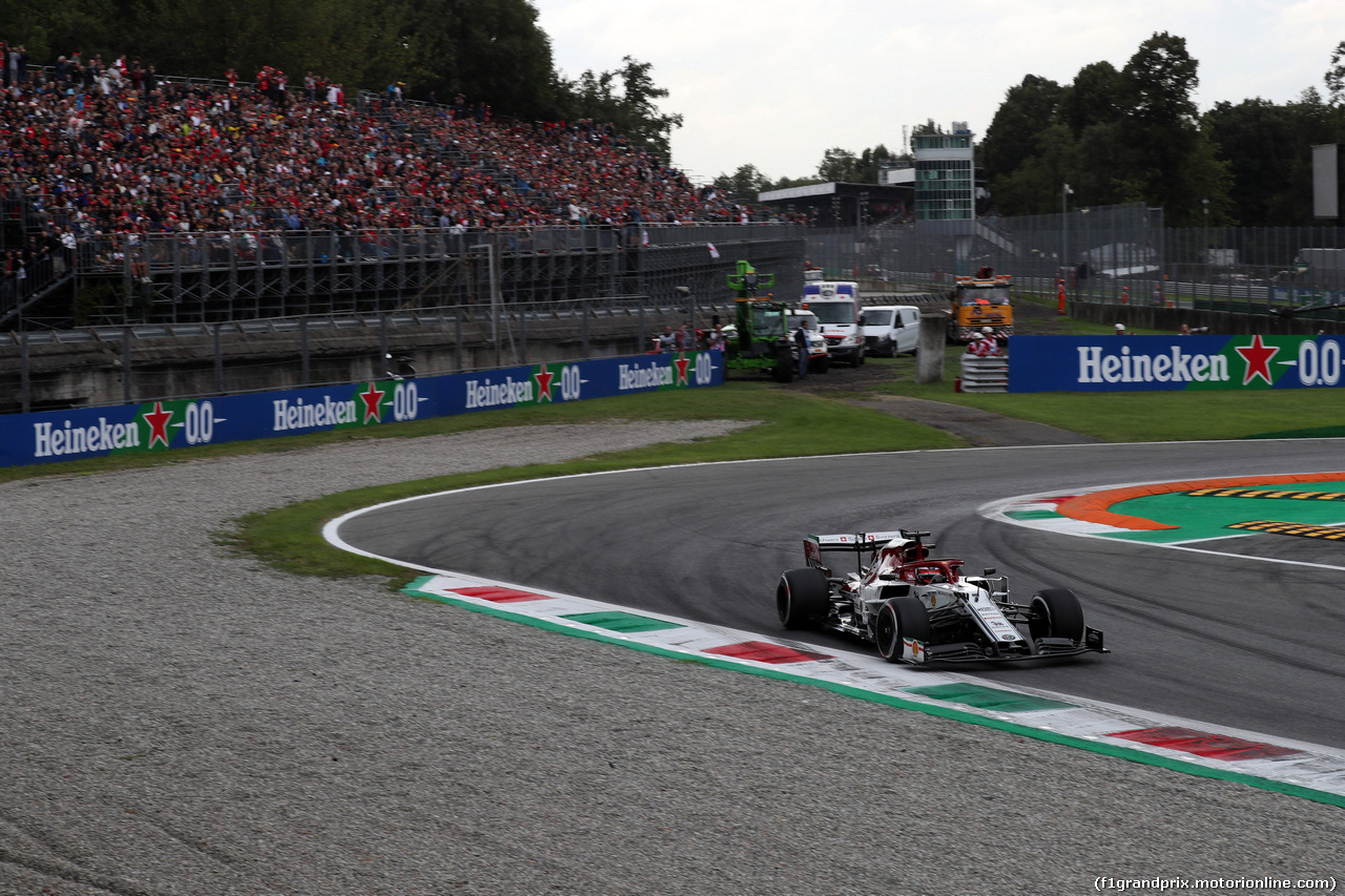 GP ITALIA, 06.09.2019 - Prove Libere 2, Kimi Raikkonen (FIN) Alfa Romeo Racing C38