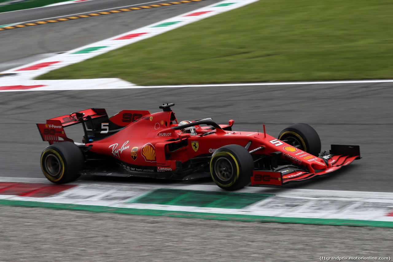 GP ITALIA, 06.09.2019 - Prove Libere 2, Sebastian Vettel (GER) Ferrari SF90