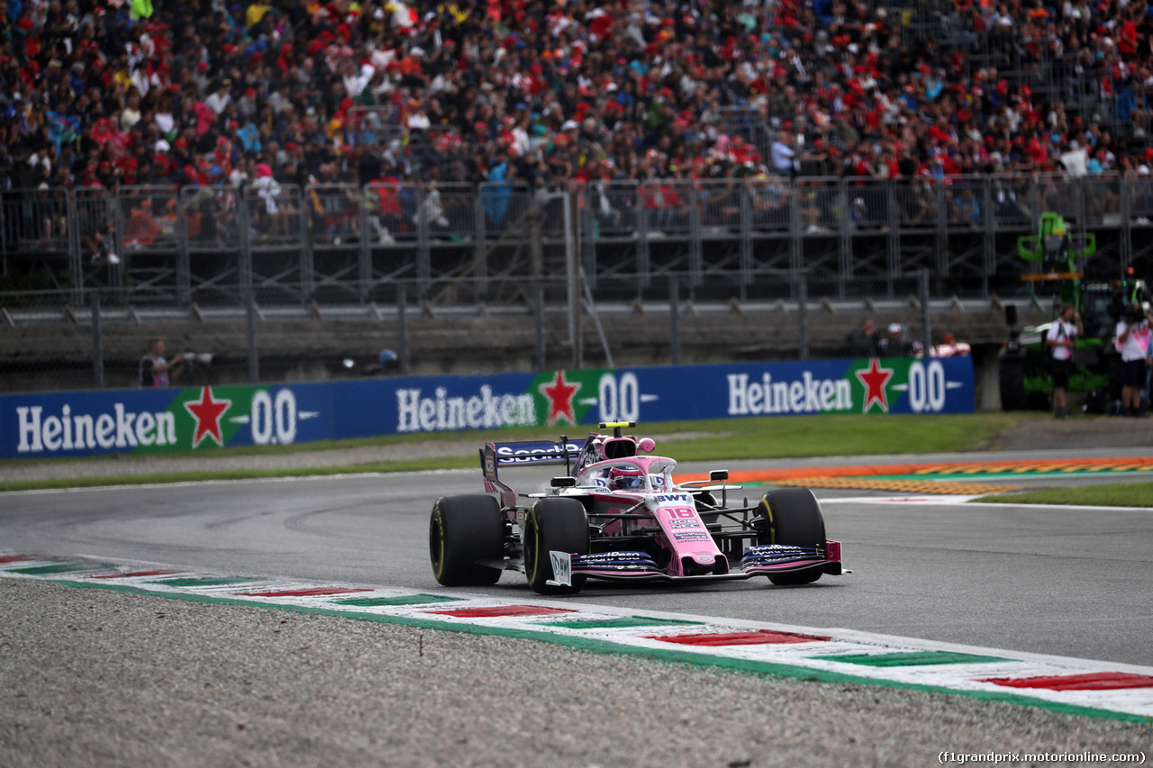 GP ITALIA, 06.09.2019 - Prove Libere 2, Lance Stroll (CDN) Racing Point F1 Team RP19