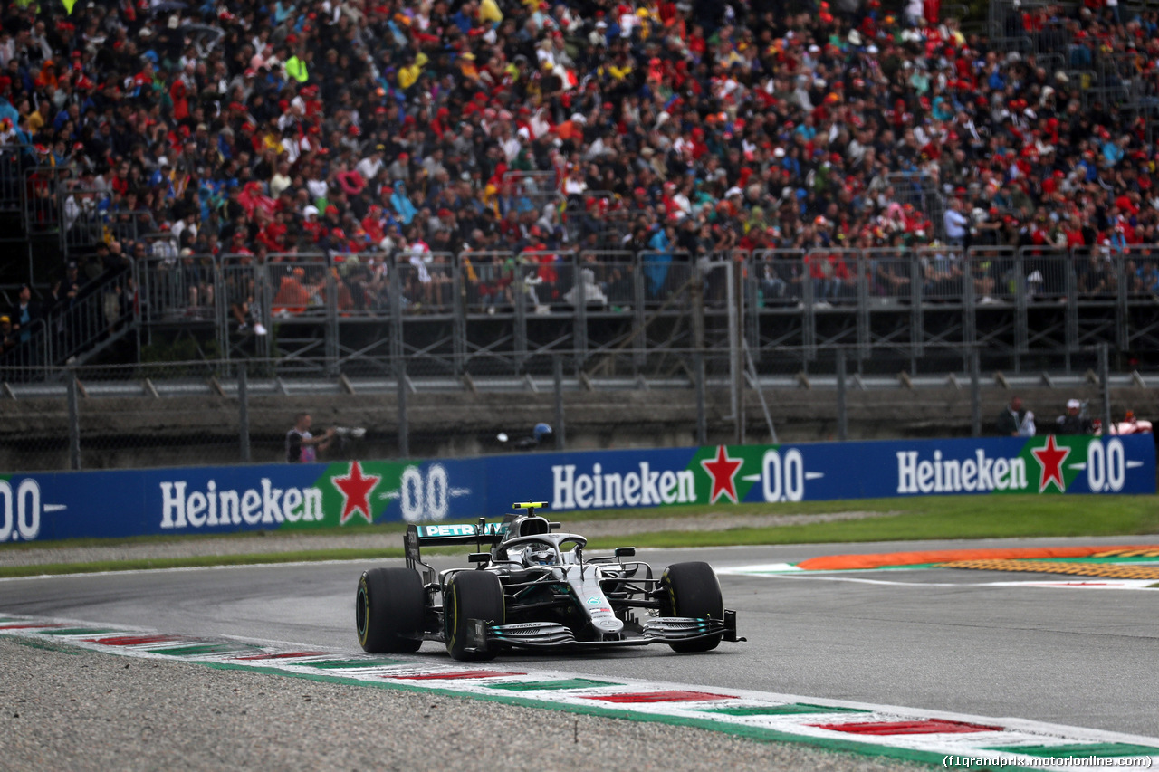 GP ITALIA, 06.09.2019 - Prove Libere 2, Valtteri Bottas (FIN) Mercedes AMG F1 W010