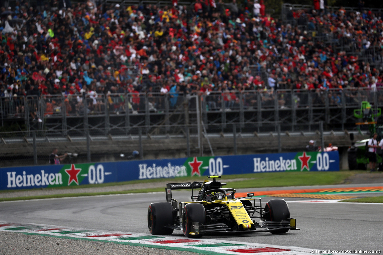 GP ITALIA, 06.09.2019 - Prove Libere 2, Nico Hulkenberg (GER) Renault Sport F1 Team RS19