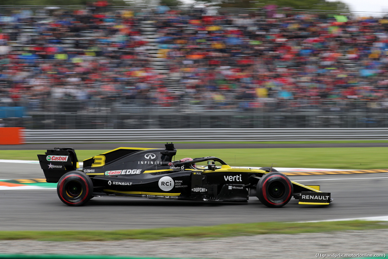 GP ITALIA, 06.09.2019 - Prove Libere 2, Daniel Ricciardo (AUS) Renault Sport F1 Team RS19