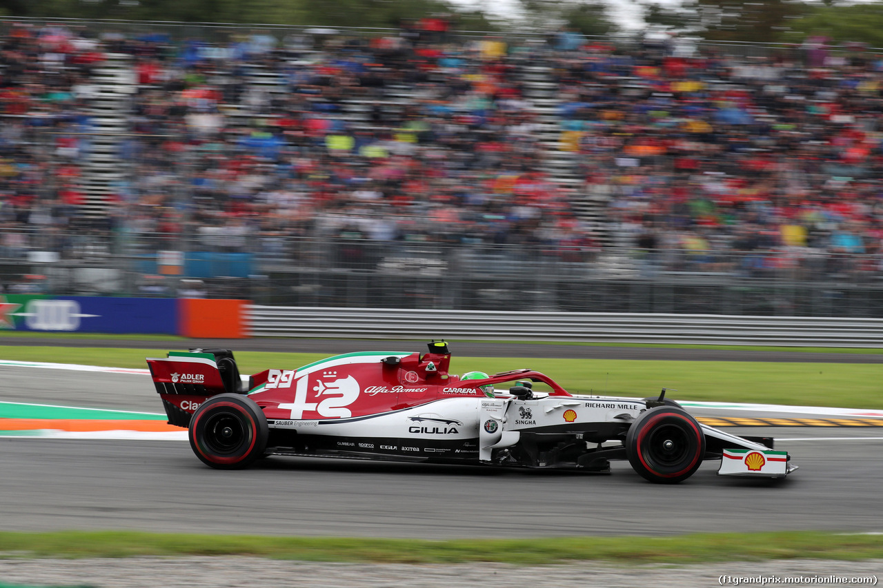 GP ITALIA, 06.09.2019 - Prove Libere 2, Antonio Giovinazzi (ITA) Alfa Romeo Racing C38