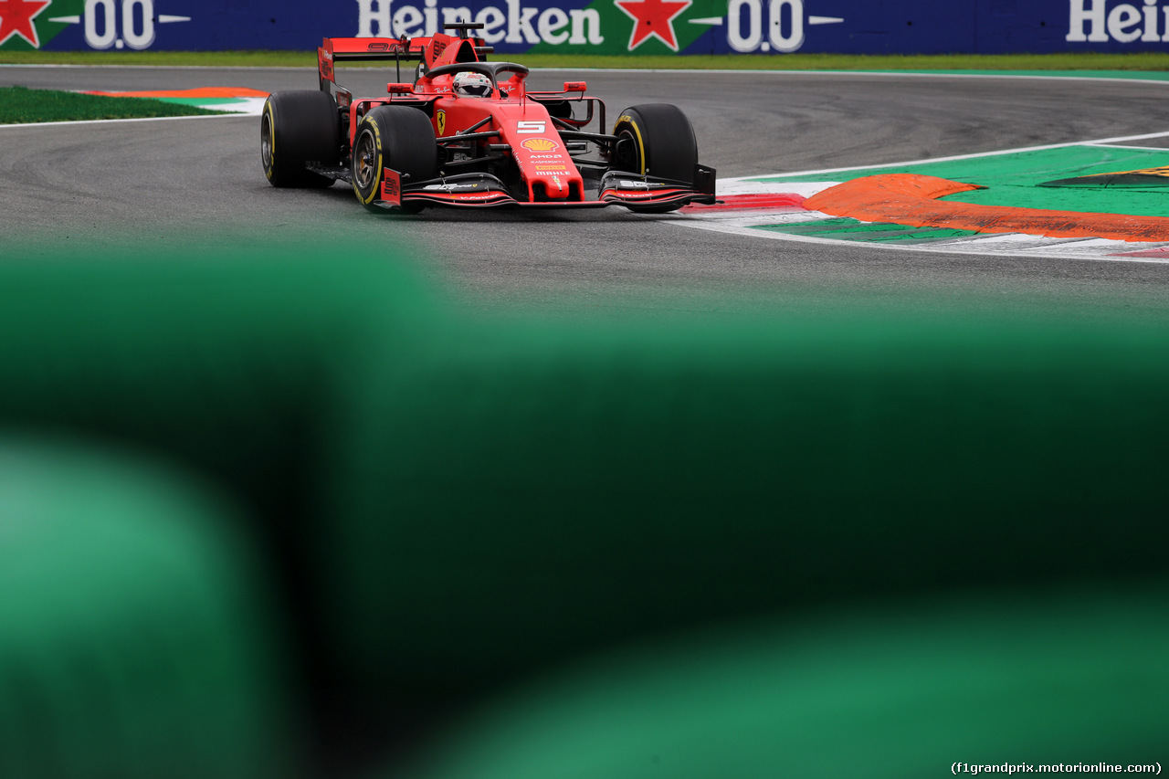 GP ITALIA, 06.09.2019 - Prove Libere 2, Sebastian Vettel (GER) Ferrari SF90