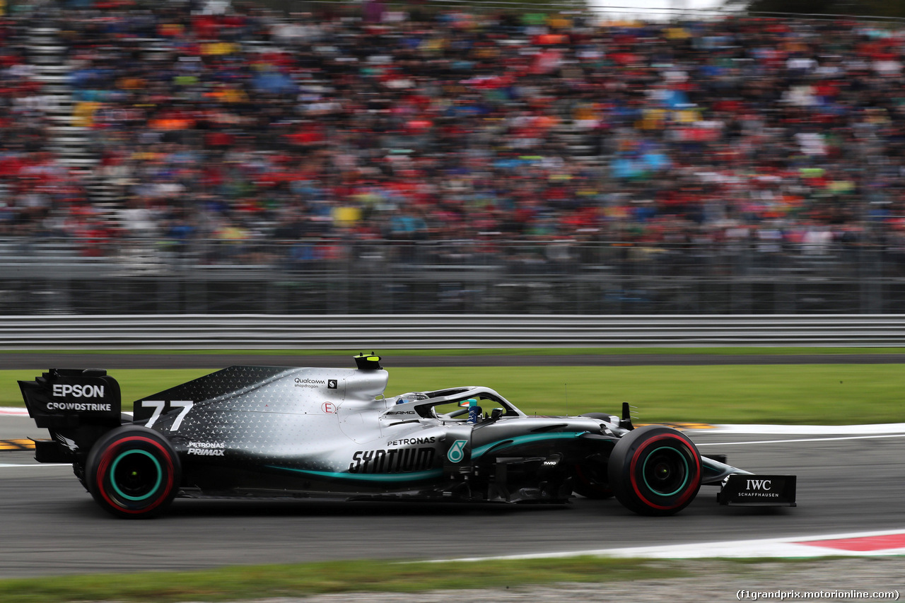 GP ITALIA, 06.09.2019 - Prove Libere 2, Valtteri Bottas (FIN) Mercedes AMG F1 W010