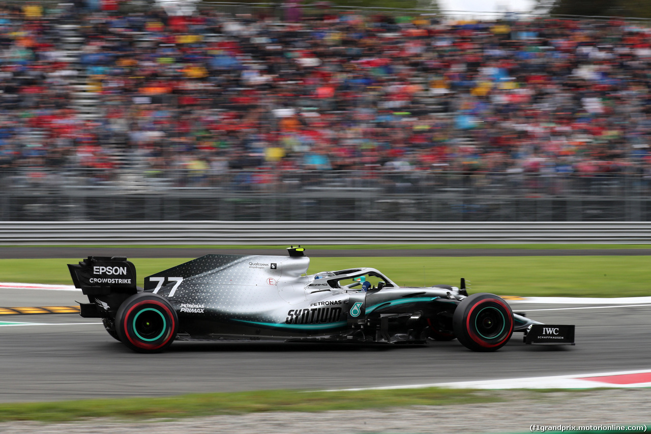 GP ITALIA, 06.09.2019 - Prove Libere 2, Valtteri Bottas (FIN) Mercedes AMG F1 W010