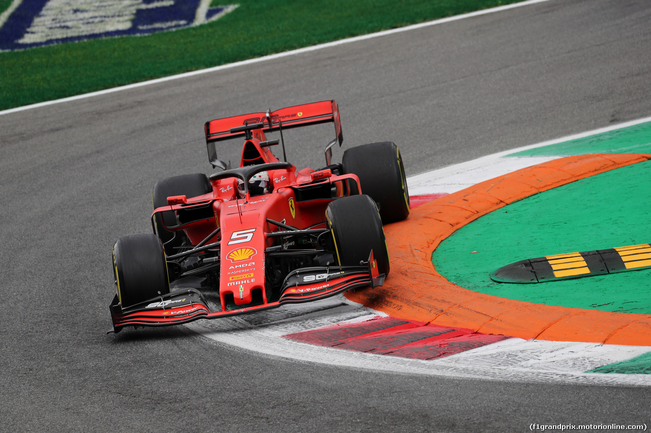 GP ITALIA, 06.09.2019 - Prove Libere 2, Sebastian Vettel (GER) Ferrari SF90