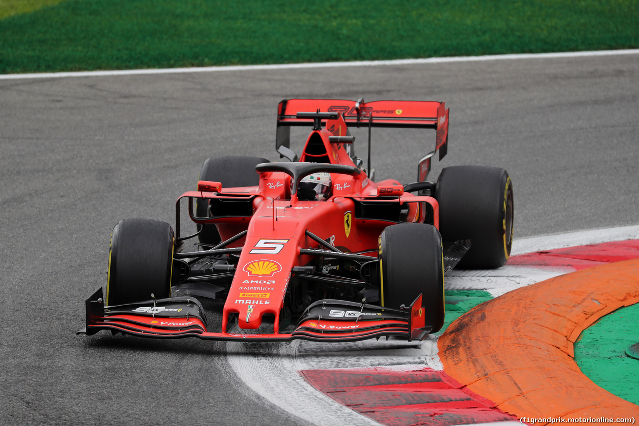 GP ITALIA, 06.09.2019 - Prove Libere 2, Sebastian Vettel (GER) Ferrari SF90