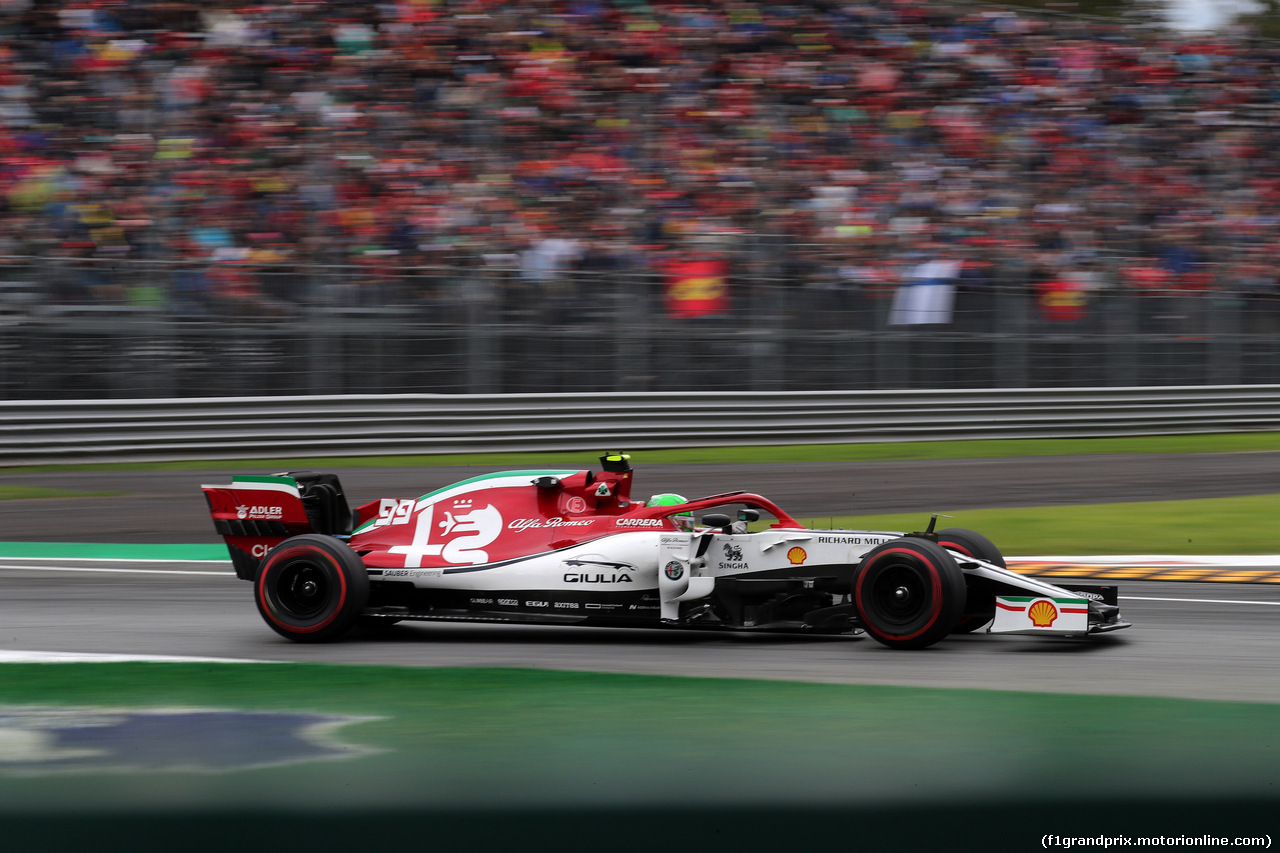 GP ITALIA, 06.09.2019 - Prove Libere 2, Antonio Giovinazzi (ITA) Alfa Romeo Racing C38