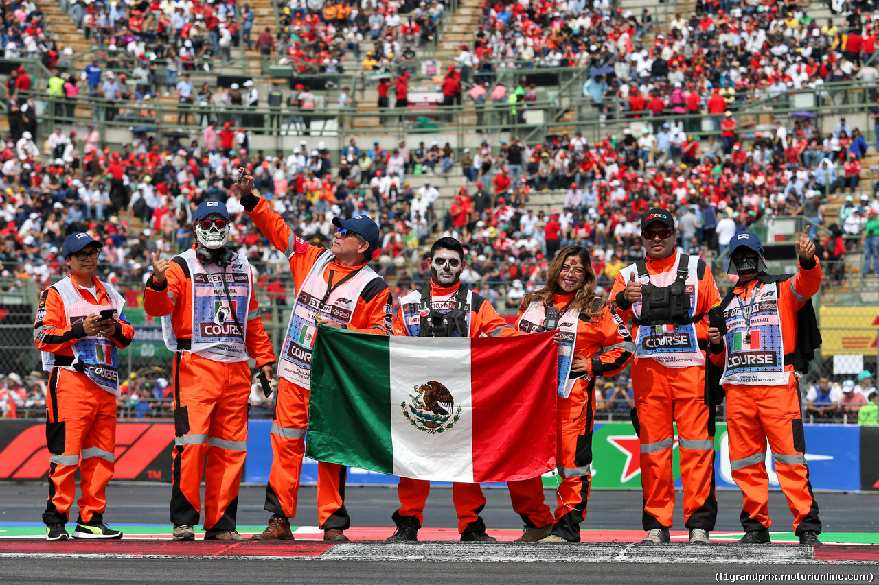 GP MESSICO, Circuit Atmosfera - marshals on the drivers parade.
27.10.2019.