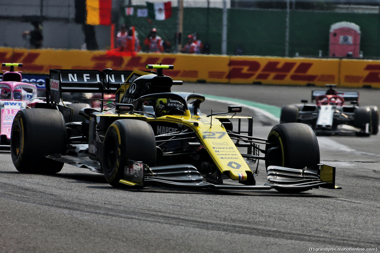 GP MESSICO, Nico Hulkenberg (GER) Renault F1 Team RS19.
27.10.2019.