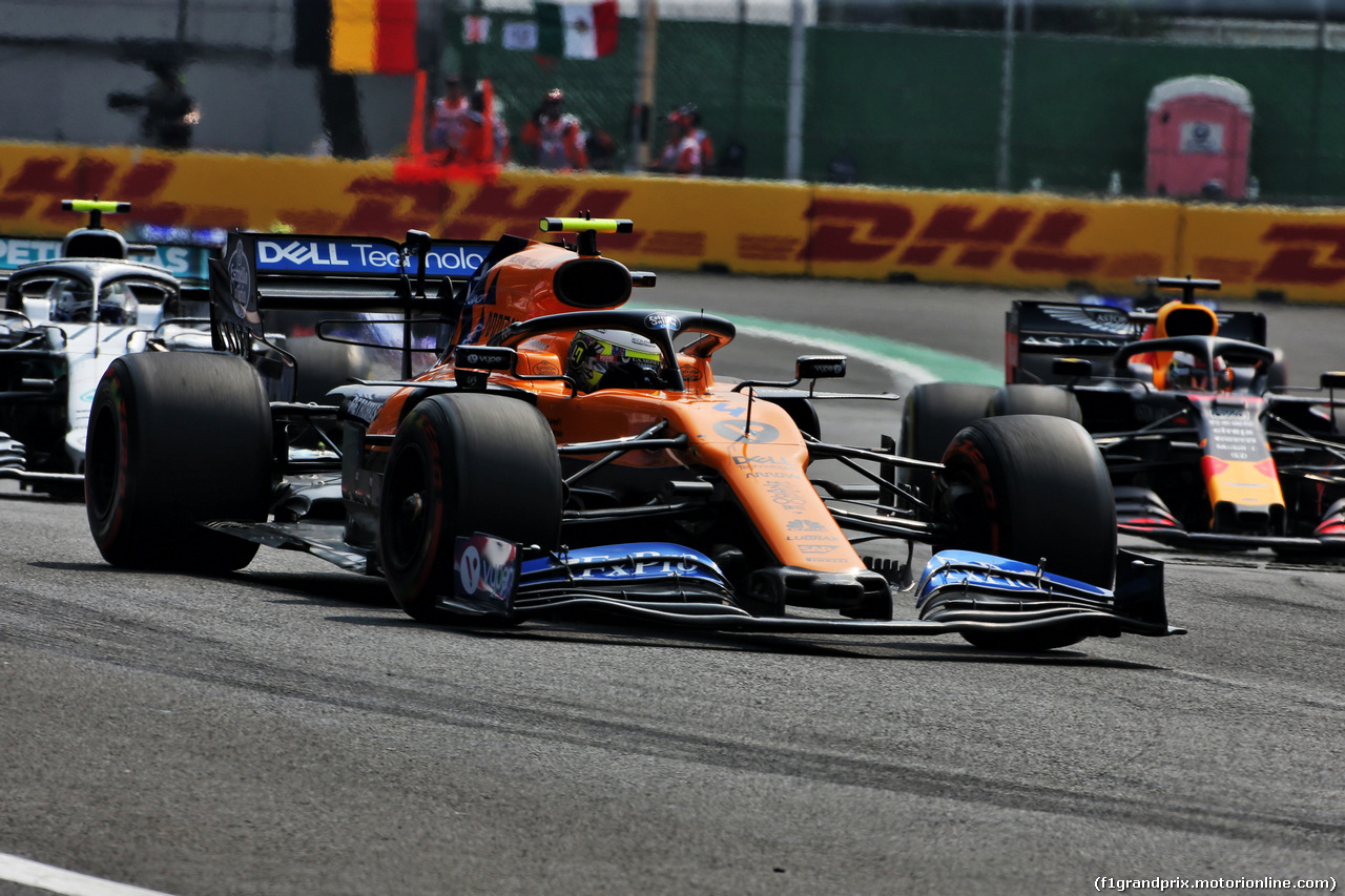 GP MESSICO, Lando Norris (GBR) McLaren MCL34.
27.10.2019.