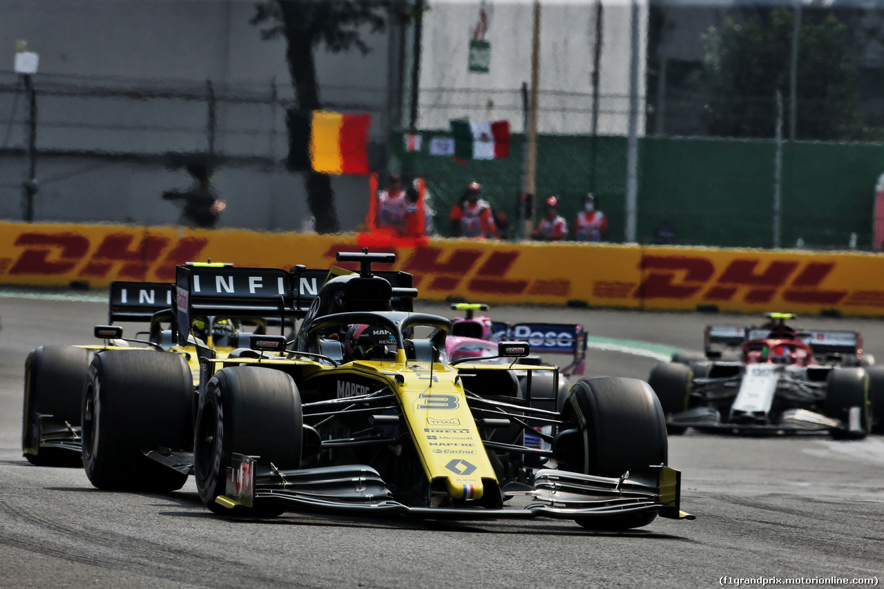 GP MESSICO, Daniel Ricciardo (AUS) Renault F1 Team RS19.
27.10.2019.