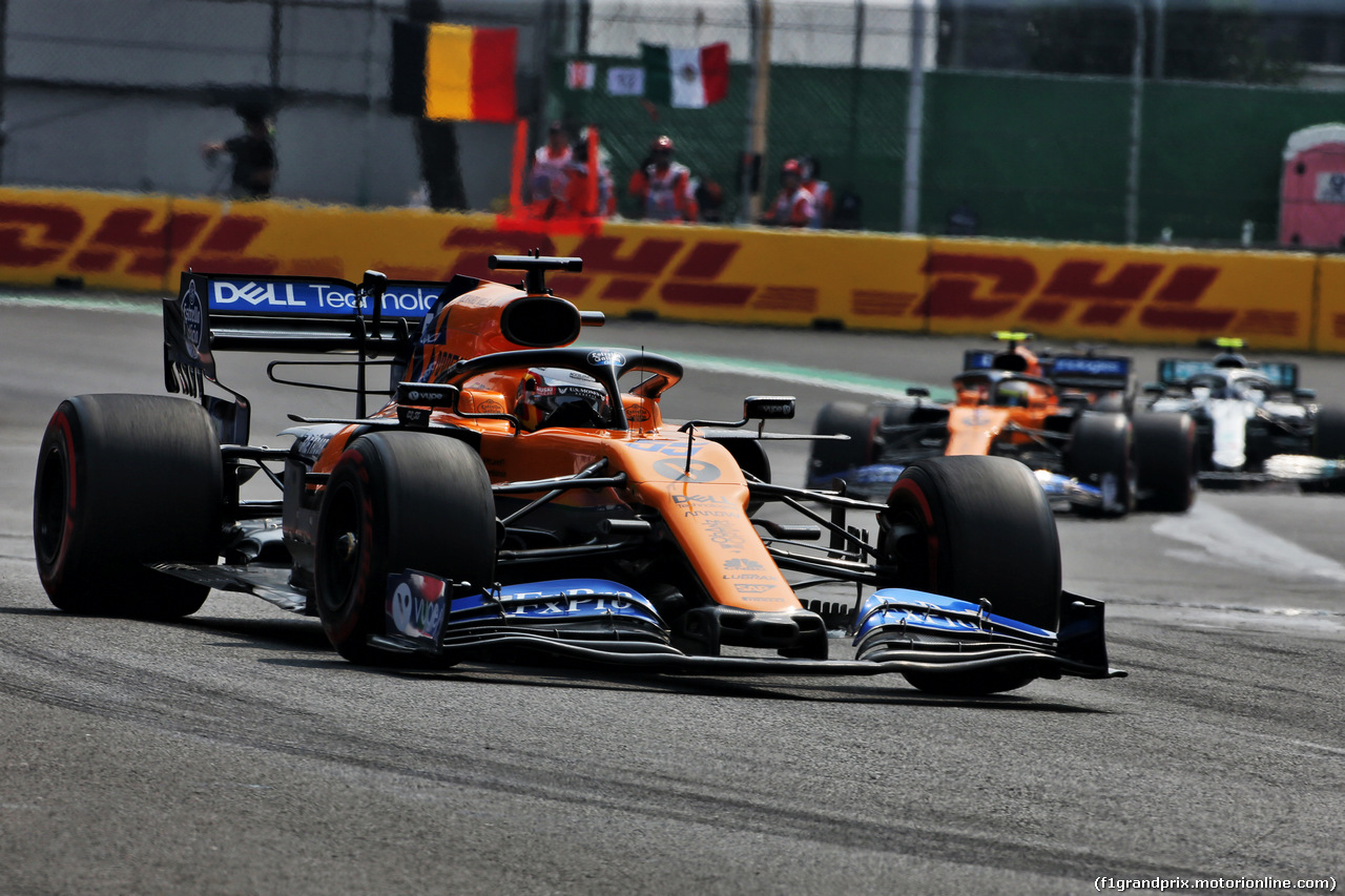 GP MESSICO, Carlos Sainz Jr (ESP) McLaren MCL34.
27.10.2019.