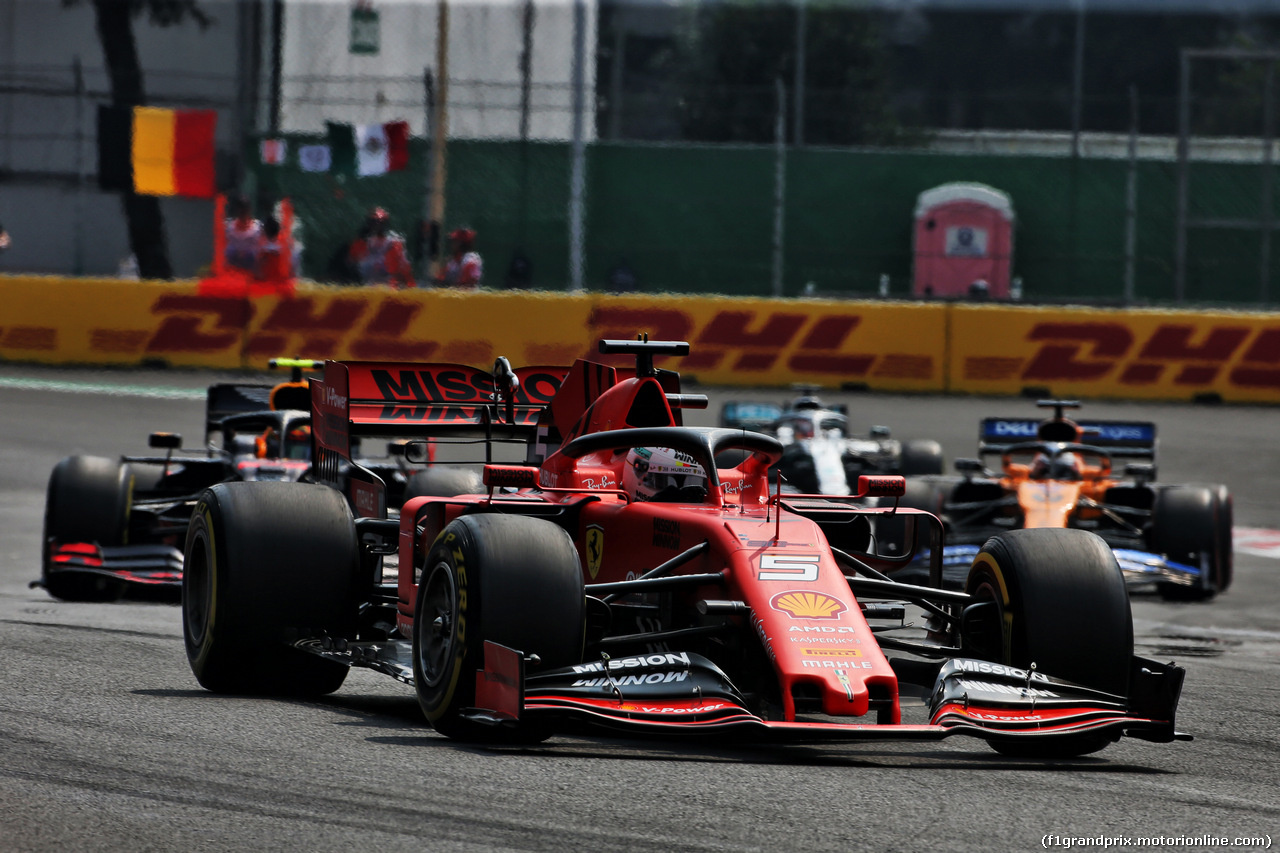 GP MESSICO, Sebastian Vettel (GER) Ferrari SF90.
27.10.2019.