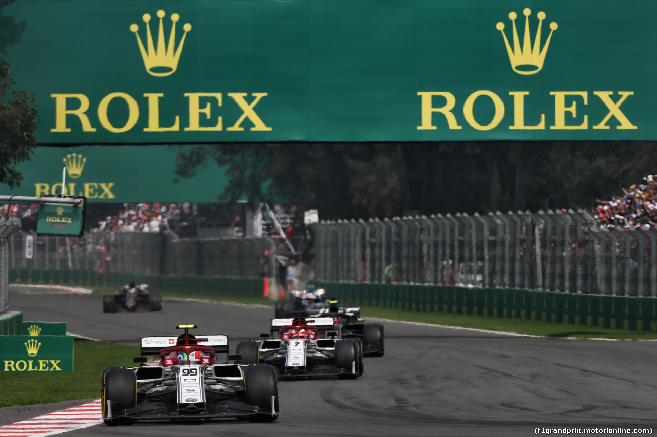 GP MESSICO, Antonio Giovinazzi (ITA) Alfa Romeo Racing C38.
27.10.2019.