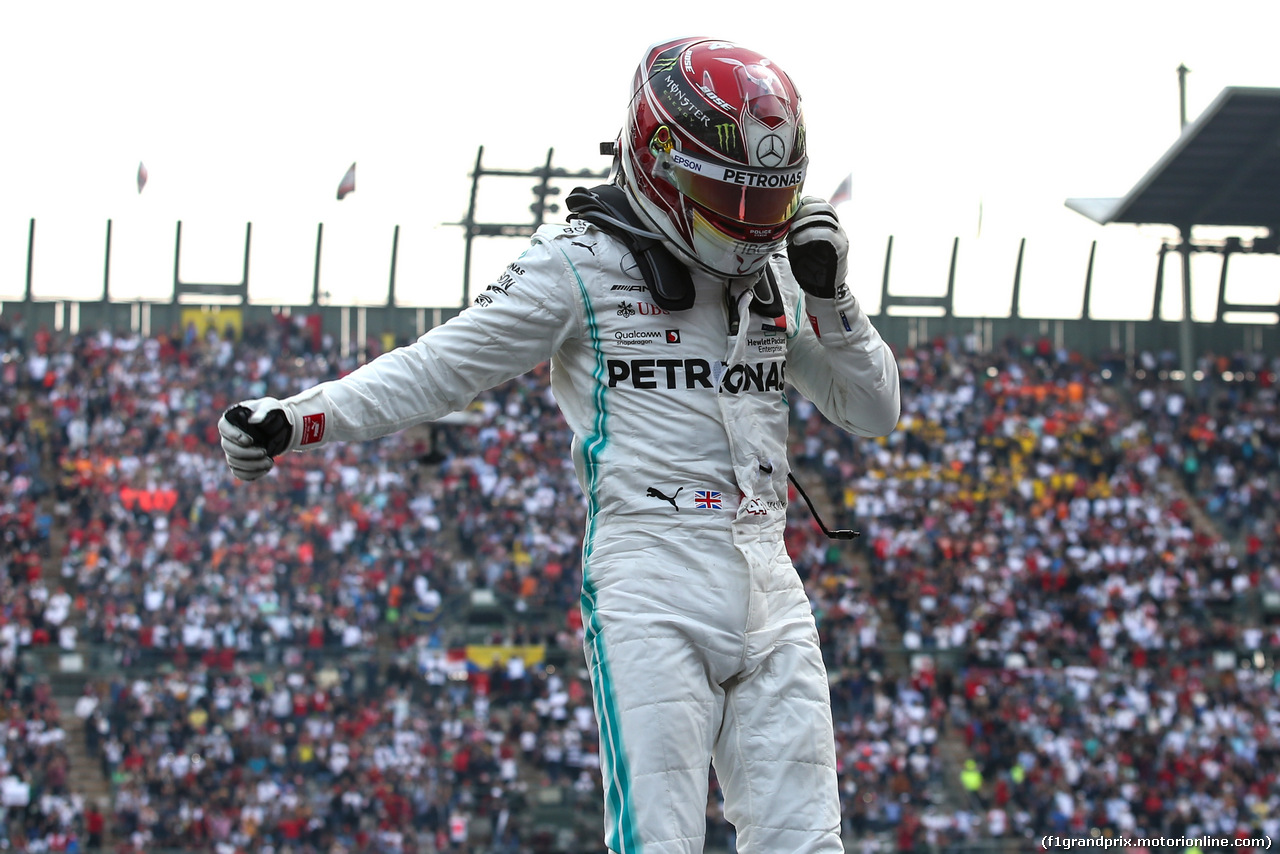 GP MESSICO, Lewis Hamilton (GBR), Mercedes AMG F1 vincitore 
27.10.2019.
