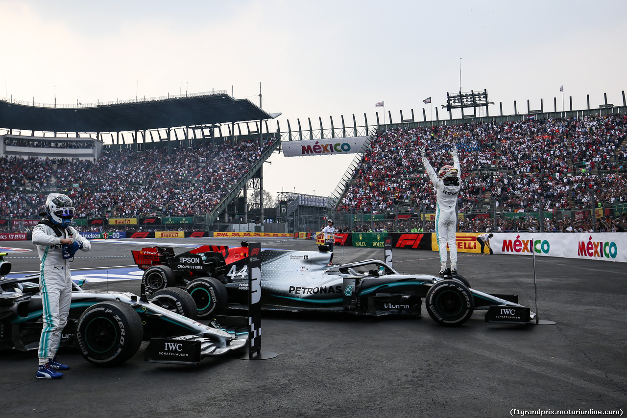 GP MESSICO, Lewis Hamilton (GBR), Mercedes AMG F1  e Valtteri Bottas (FIN), Mercedes AMG F1 
27.10.2019.