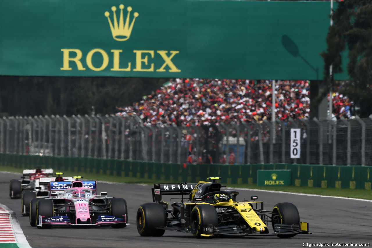 GP MESSICO, Nico Hulkenberg (GER) Renault F1 Team RS19.
27.10.2019.