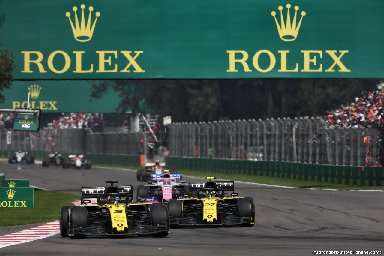 GP MESSICO, Daniel Ricciardo (AUS) Renault F1 Team RS19.
27.10.2019.