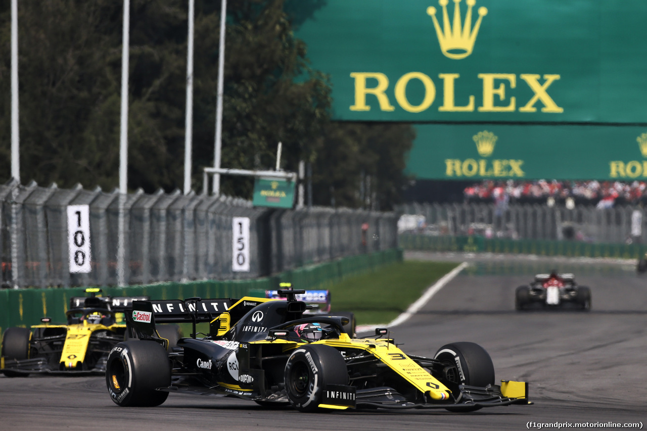 GP MESSICO, Daniel Ricciardo (AUS) Renault F1 Team RS19.
27.10.2019.