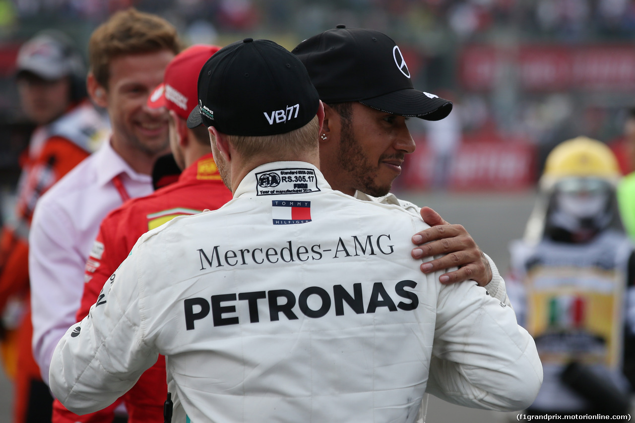 GP MESSICO, Lewis Hamilton (GBR) Mercedes AMG F1 W10 e Valtteri Bottas (FIN) Mercedes AMG F1 W10.
27.10.2019.