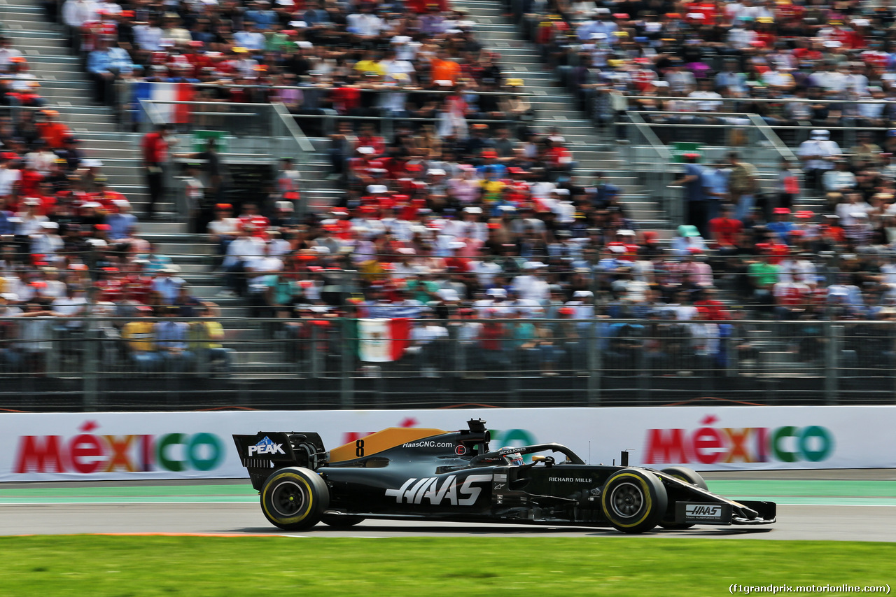 GP MESSICO, Romain Grosjean (FRA) Haas F1 Team VF-19.
27.10.2019.