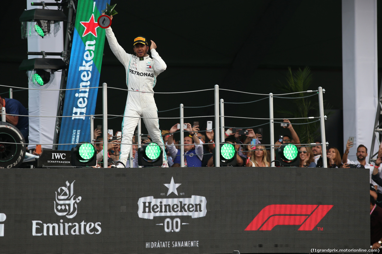 GP MESSICO, 1st place Lewis Hamilton (GBR) Mercedes AMG F1 W10.
27.10.2019.