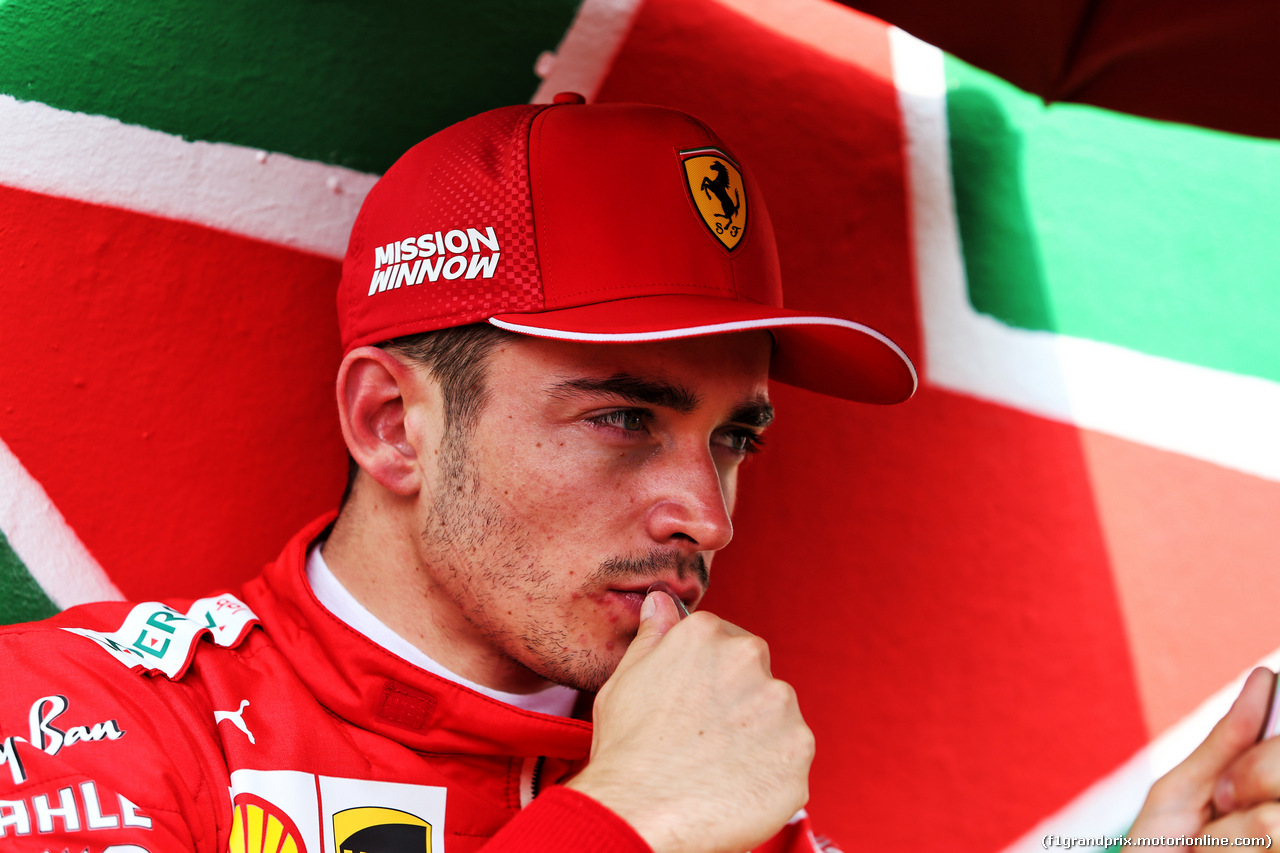 GP MESSICO, Charles Leclerc (MON) Ferrari on the grid.
27.10.2019.