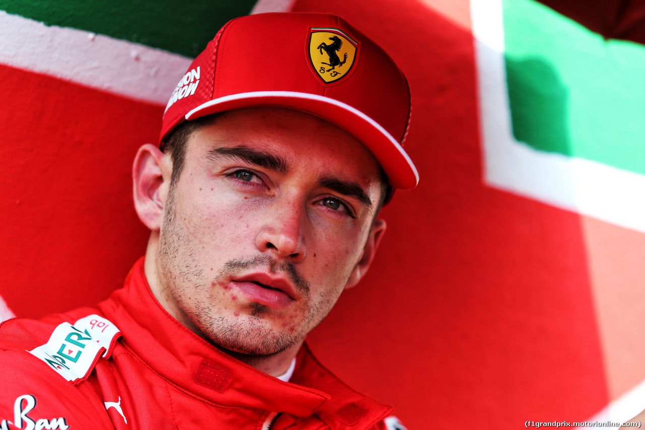 GP MESSICO, Charles Leclerc (MON) Ferrari on the grid.
27.10.2019.