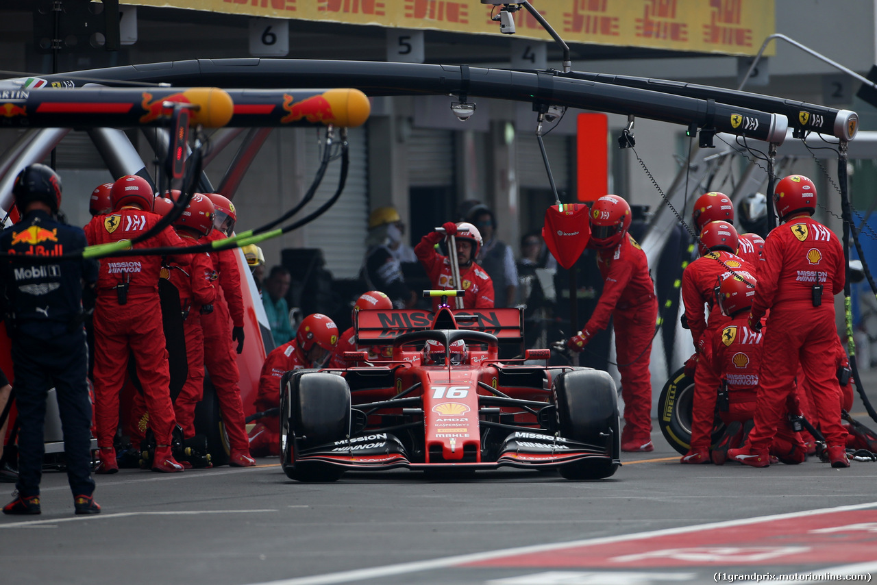 GP MESSICO, Charles Leclerc (FRA), Ferrari during pitstop
27.10.2019.