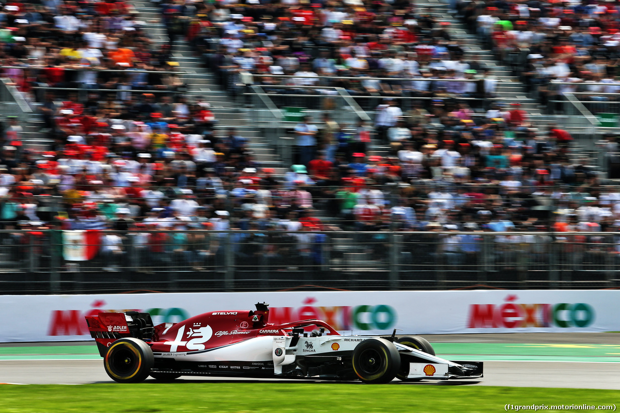 GP MESSICO, Kimi Raikkonen (FIN) Alfa Romeo Racing C38.
27.10.2019.