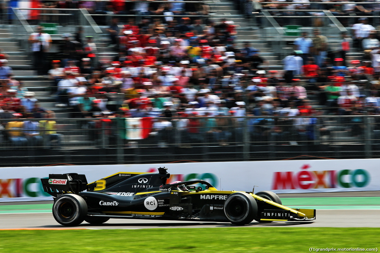 GP MESSICO, Daniel Ricciardo (AUS) Renault F1 Team RS19.
27.10.2019.