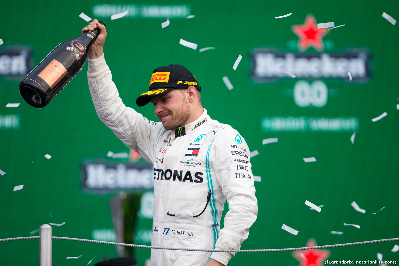 GP MESSICO, Valtteri Bottas (FIN) Mercedes AMG F1 W10. 27.10.2019.