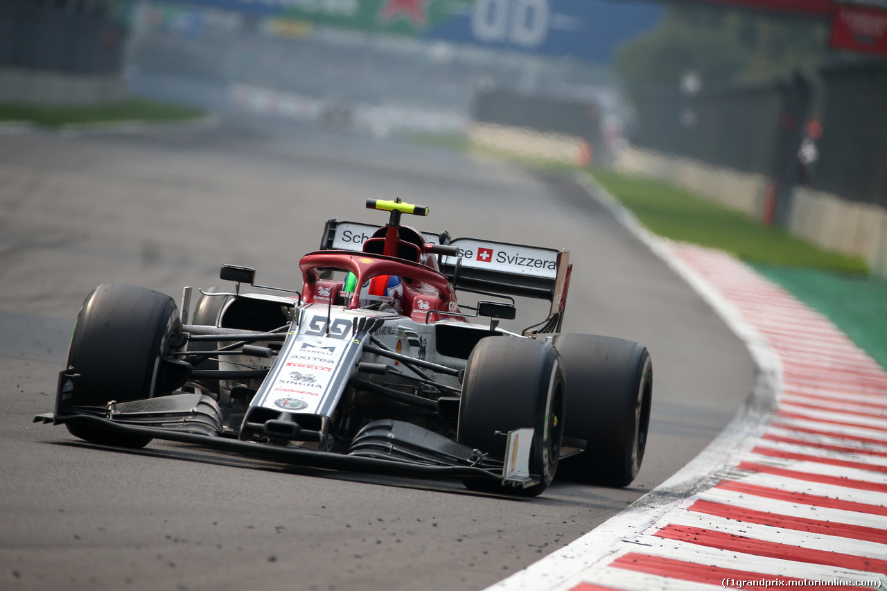 GP MESSICO, Antonio Giovinazzi (ITA) Alfa Romeo Racing.
27.10.2019.