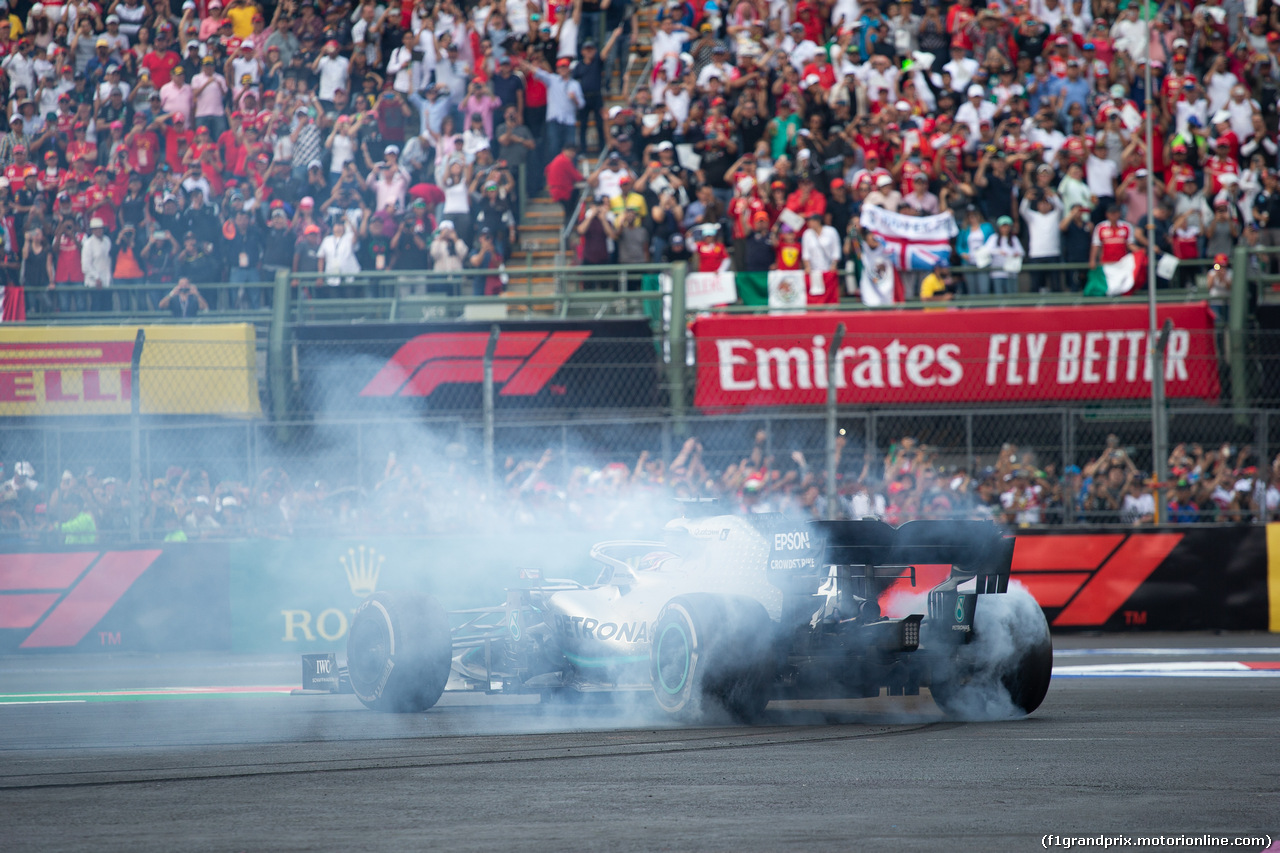 GP MESSICO, Lewis Hamilton (GBR) Mercedes AMG F1 W10. 27.10.2019.